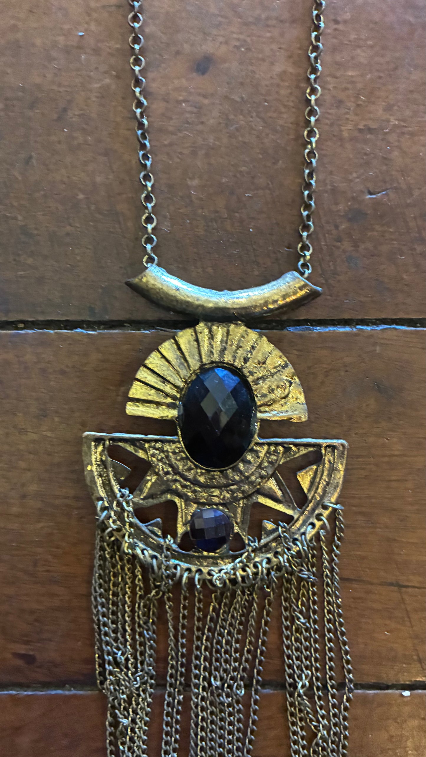 Shakell Aztec Necklace - Black