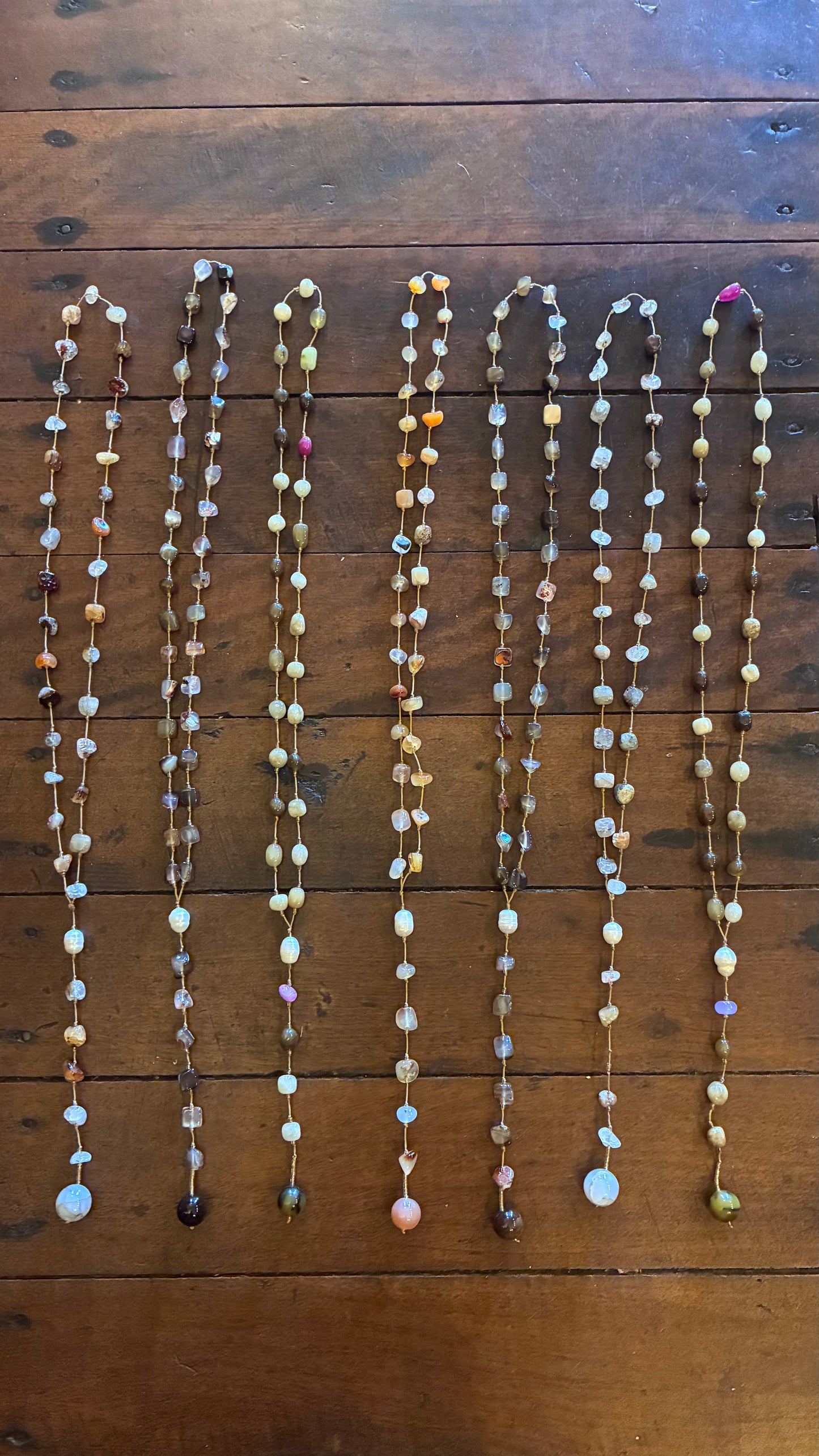 Shakell Precious Stones Lariat / Necklace - Mixed Gemstones