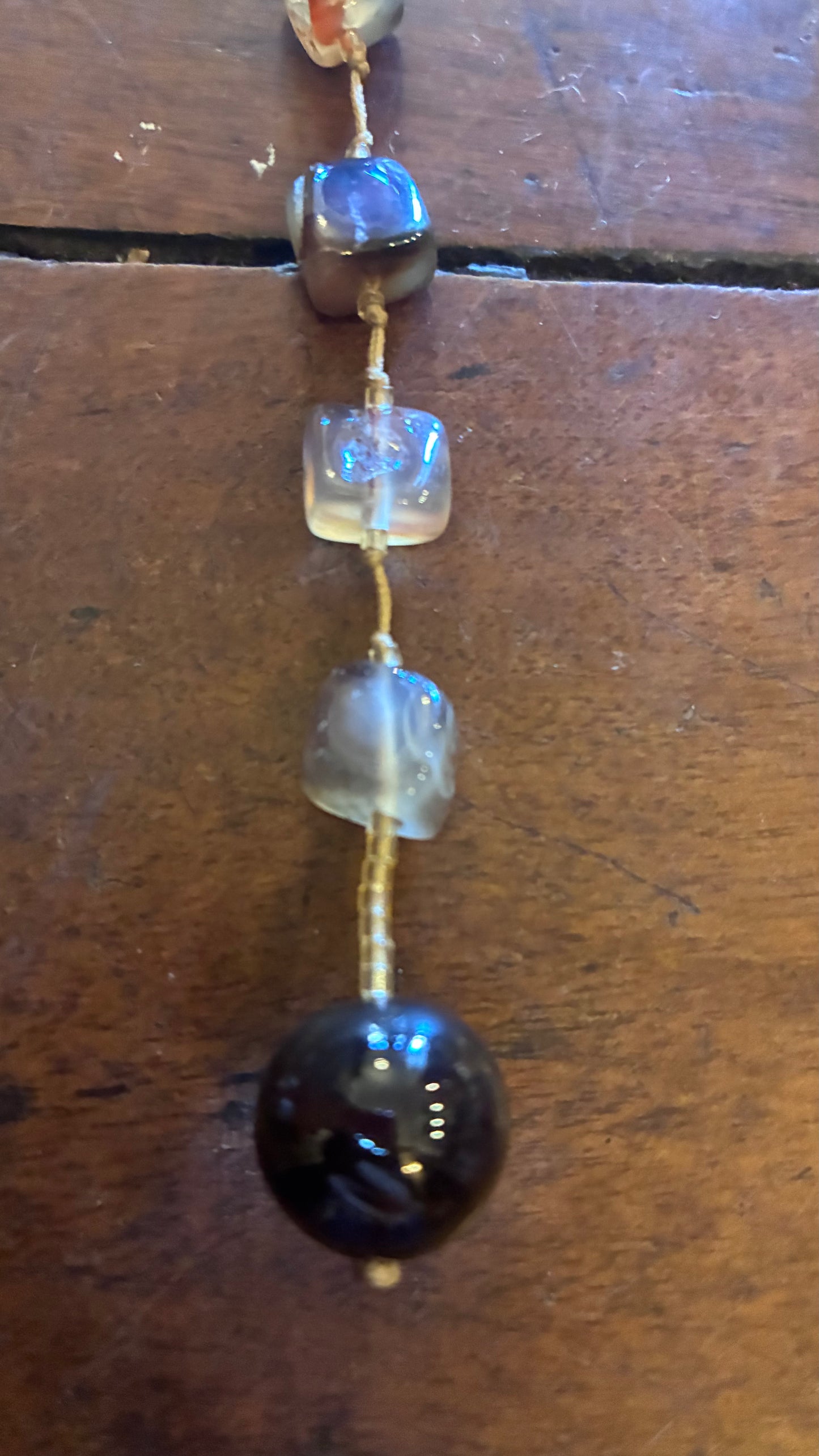 Shakell Precious Stones Lariat / Necklace - Mixed Gemstones
