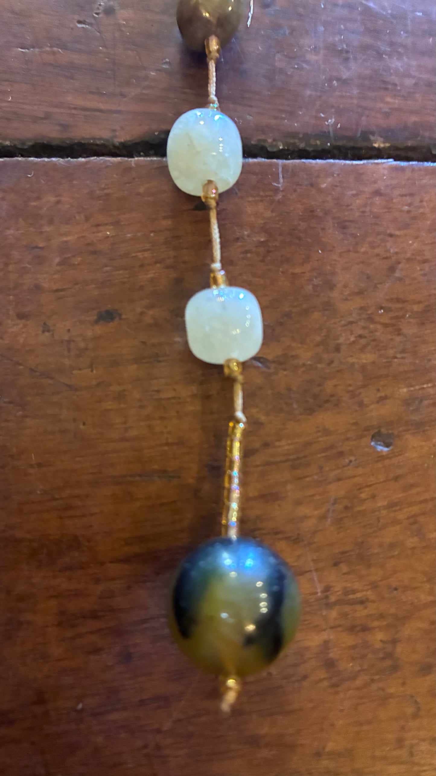 Shakell Precious Stones Lariat / Necklace - Mixed Gemstones