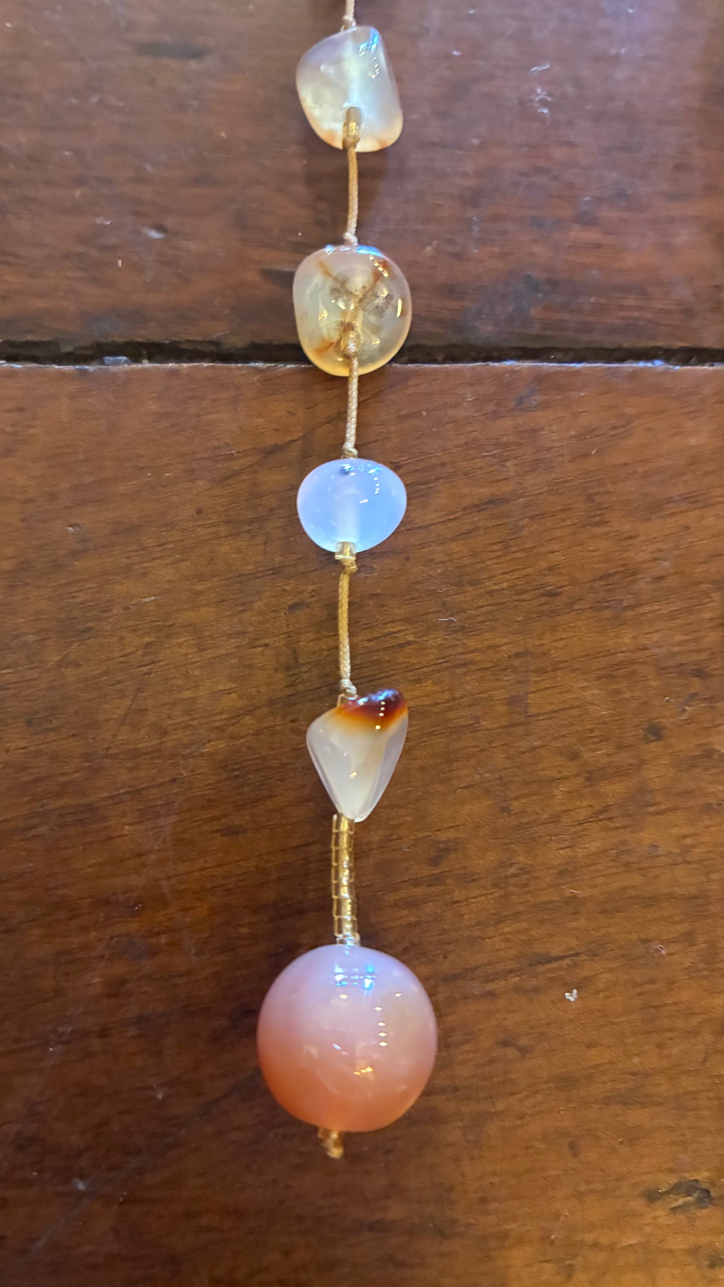 Shakell Precious Stones Lariat / Necklace - Mixed Gemstones
