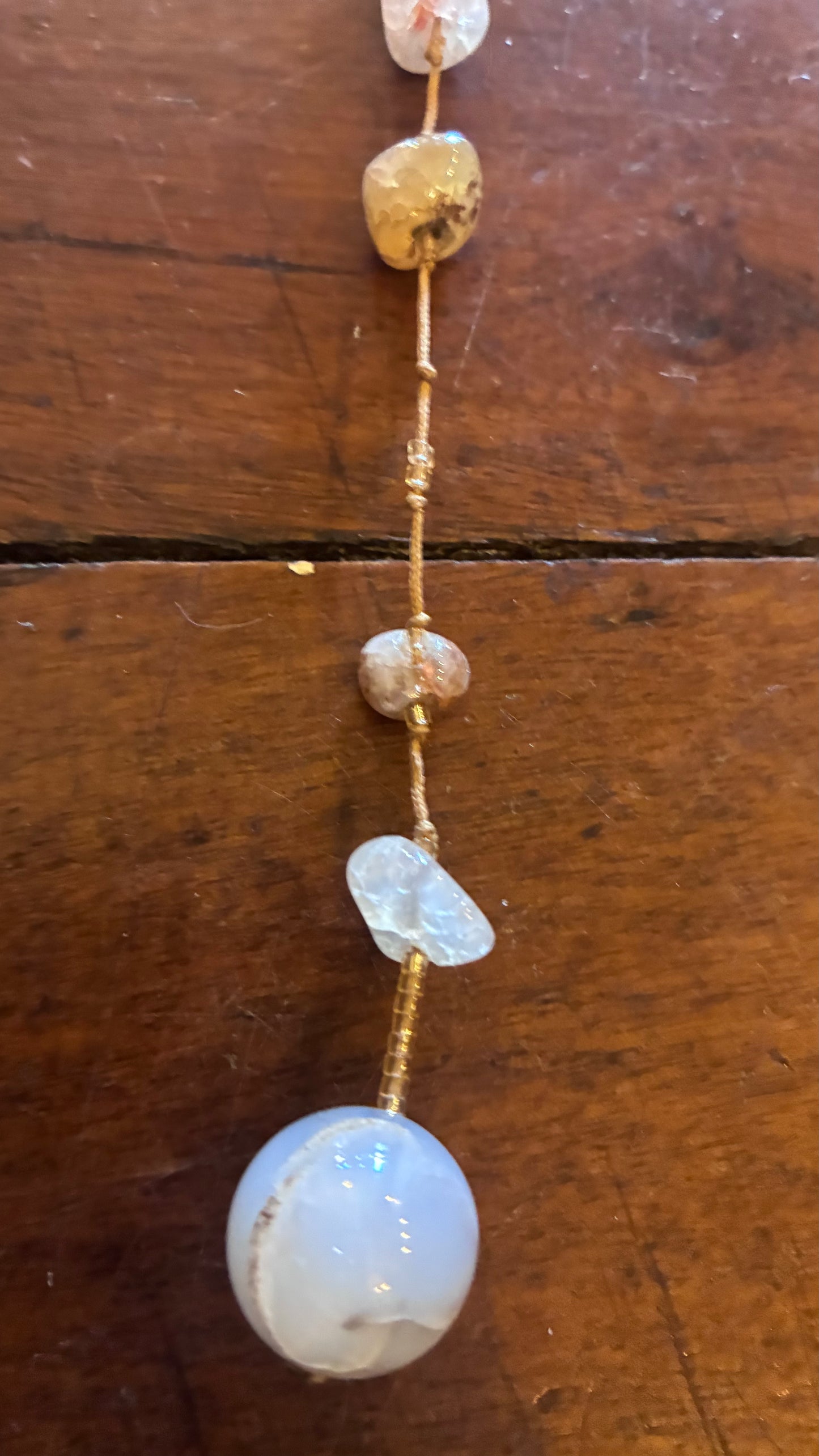 Shakell Precious Stones Lariat / Necklace - Mixed Gemstones
