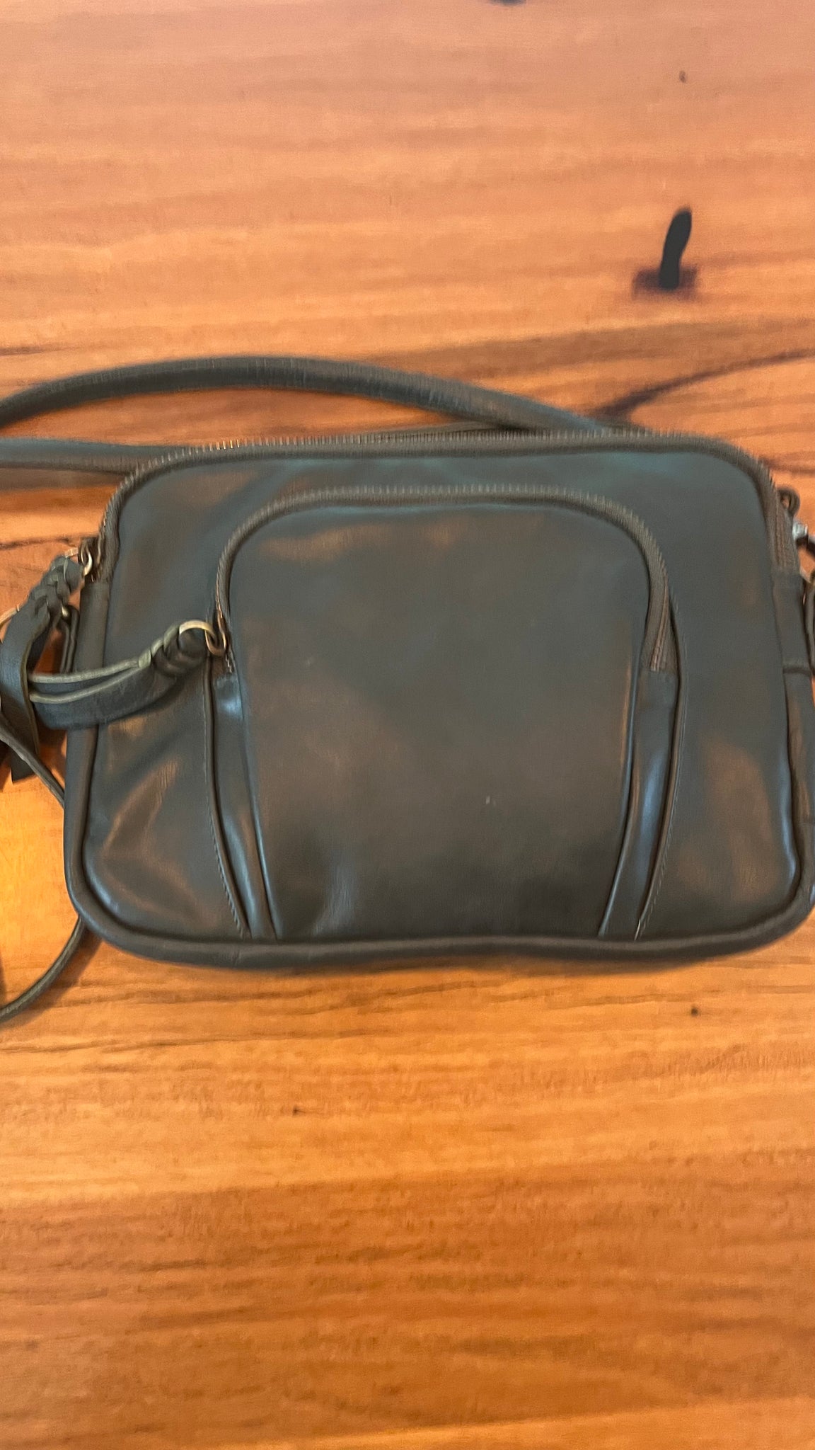 Santori Leather Bag - Dark Green