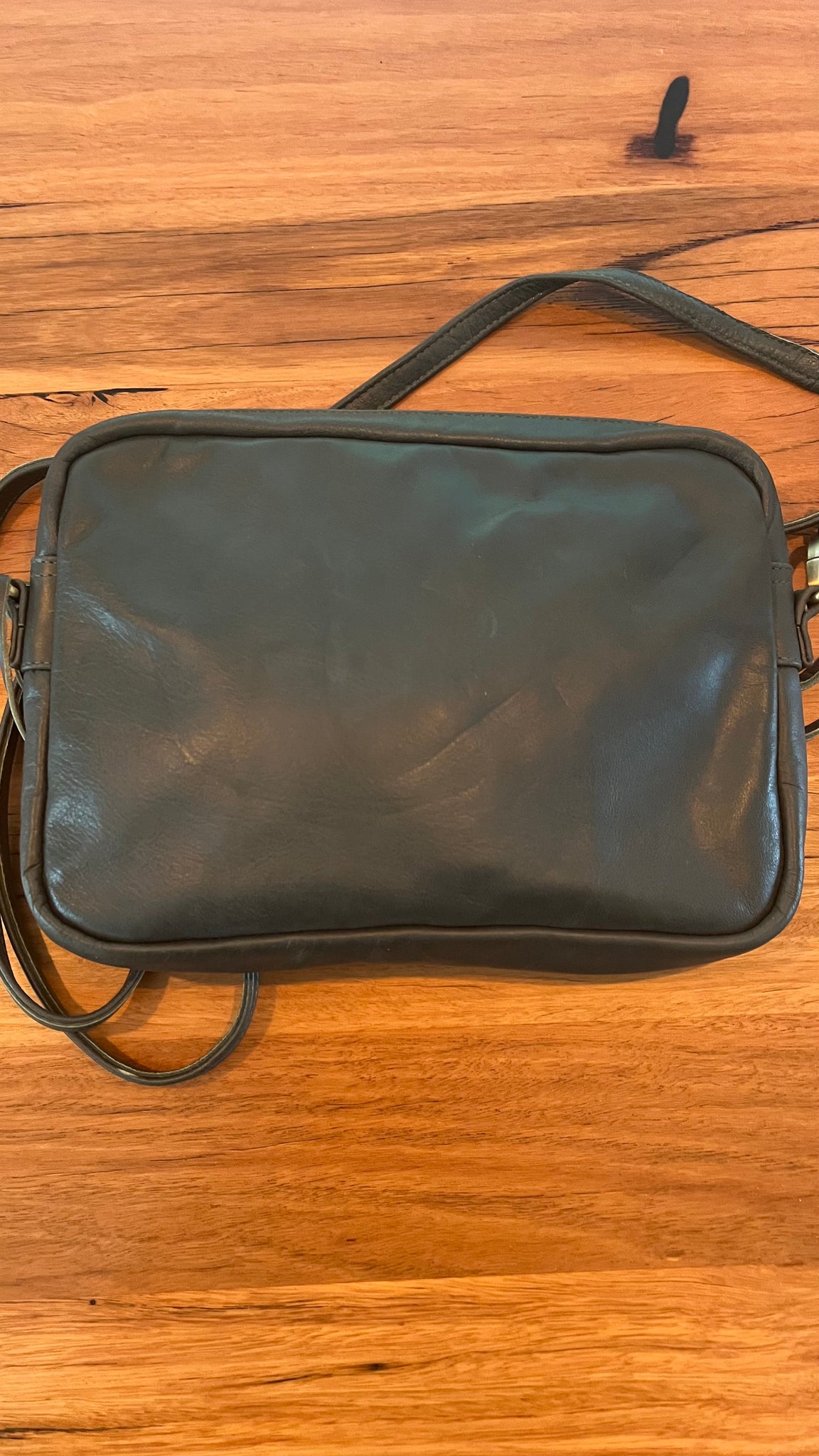 Santori Leather Bag - Dark Green