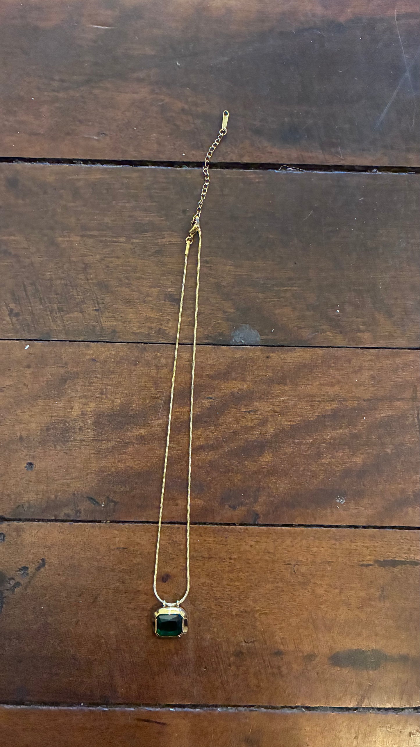 Wicked Green Pendant Necklace