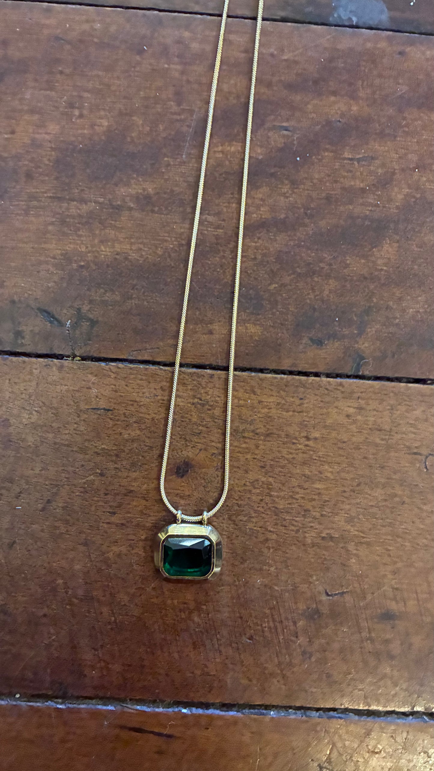 Wicked Green Pendant Necklace