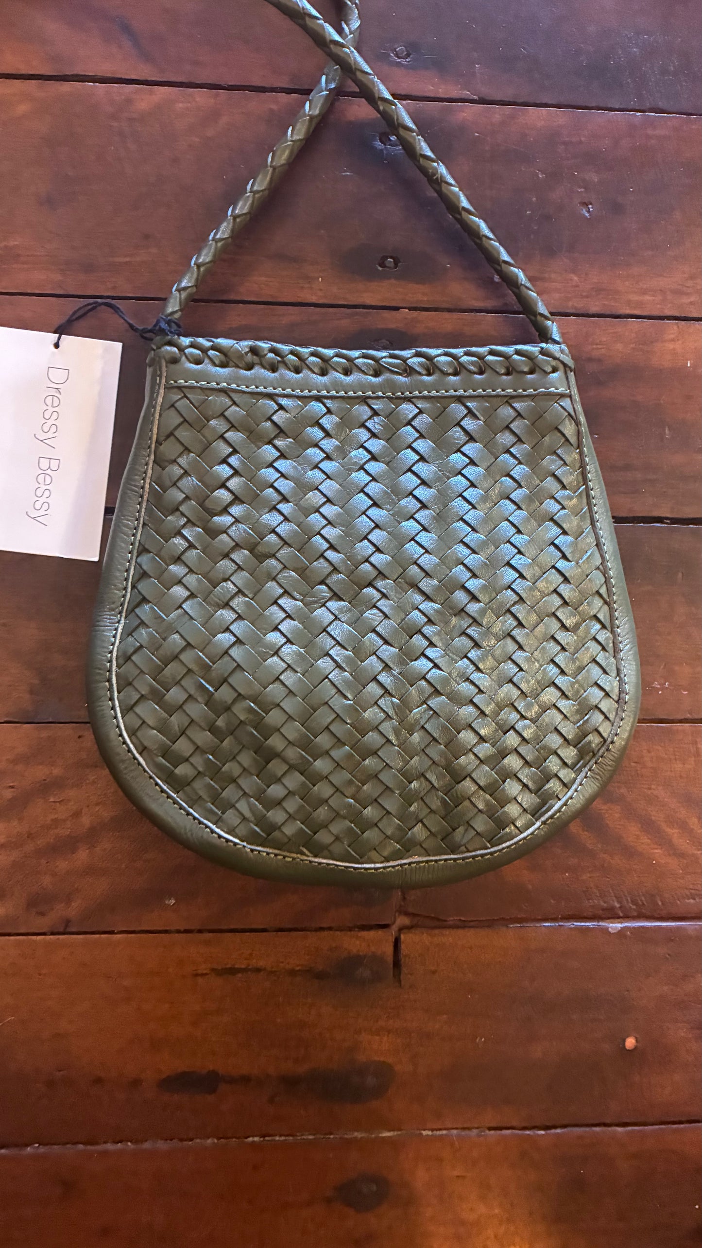Olla Weave Bag - Olive