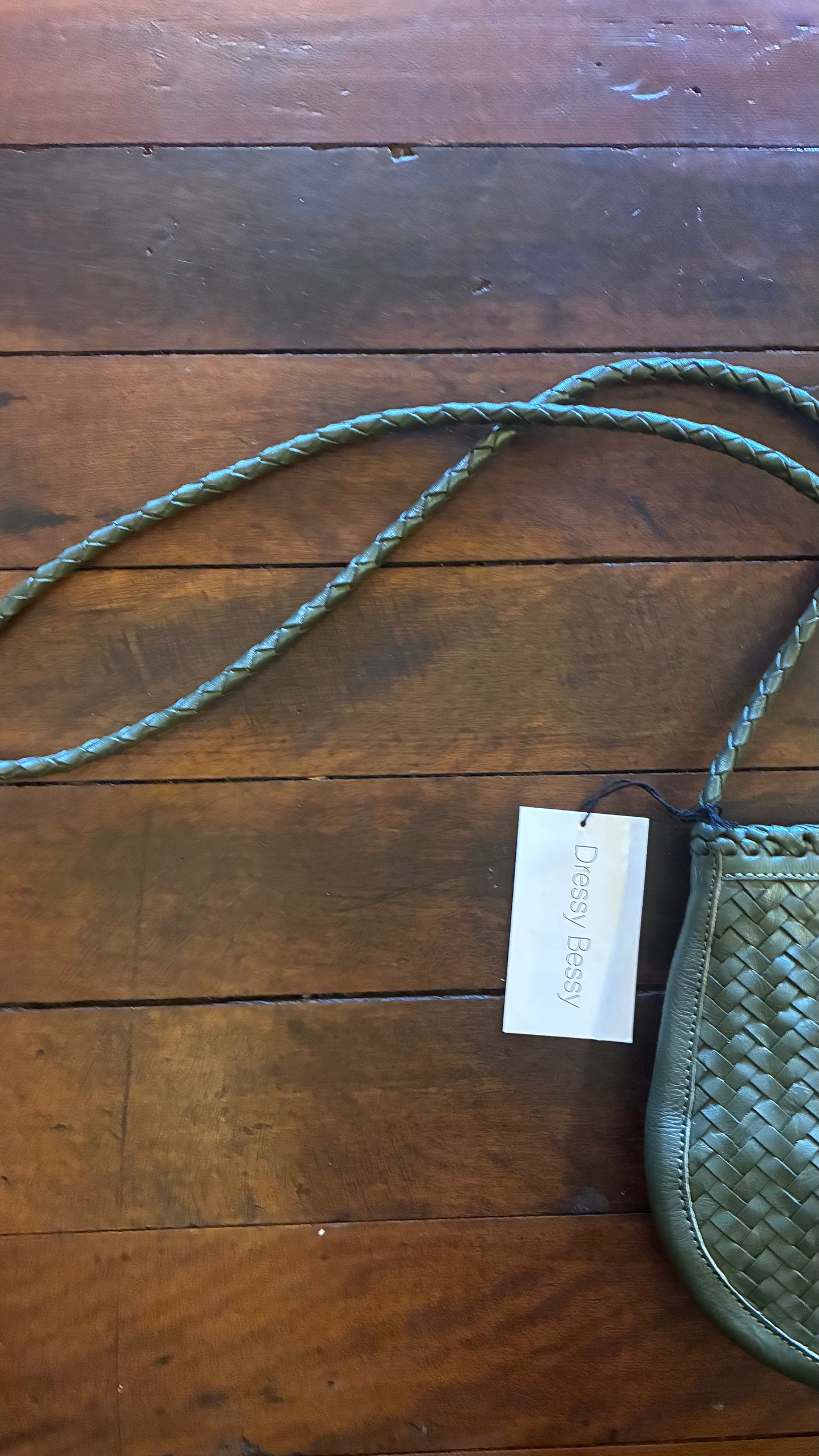 Olla Weave Bag - Olive