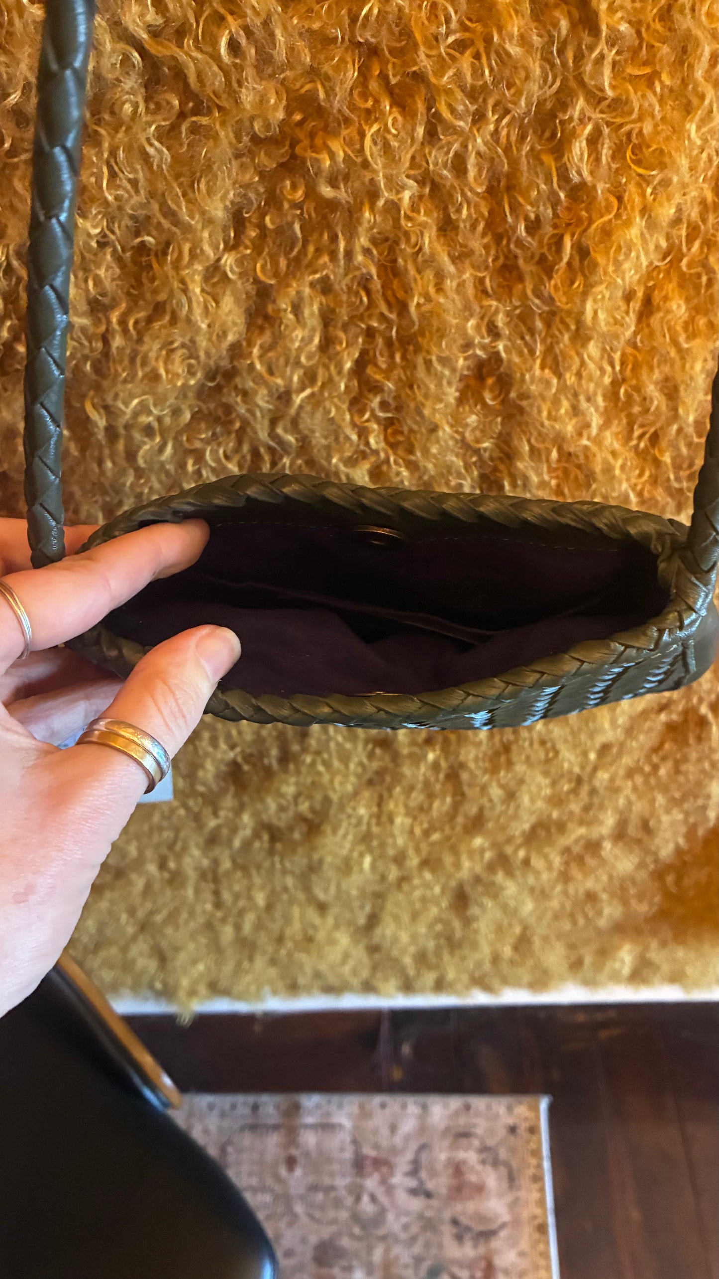 Olla Weave Bag - Olive