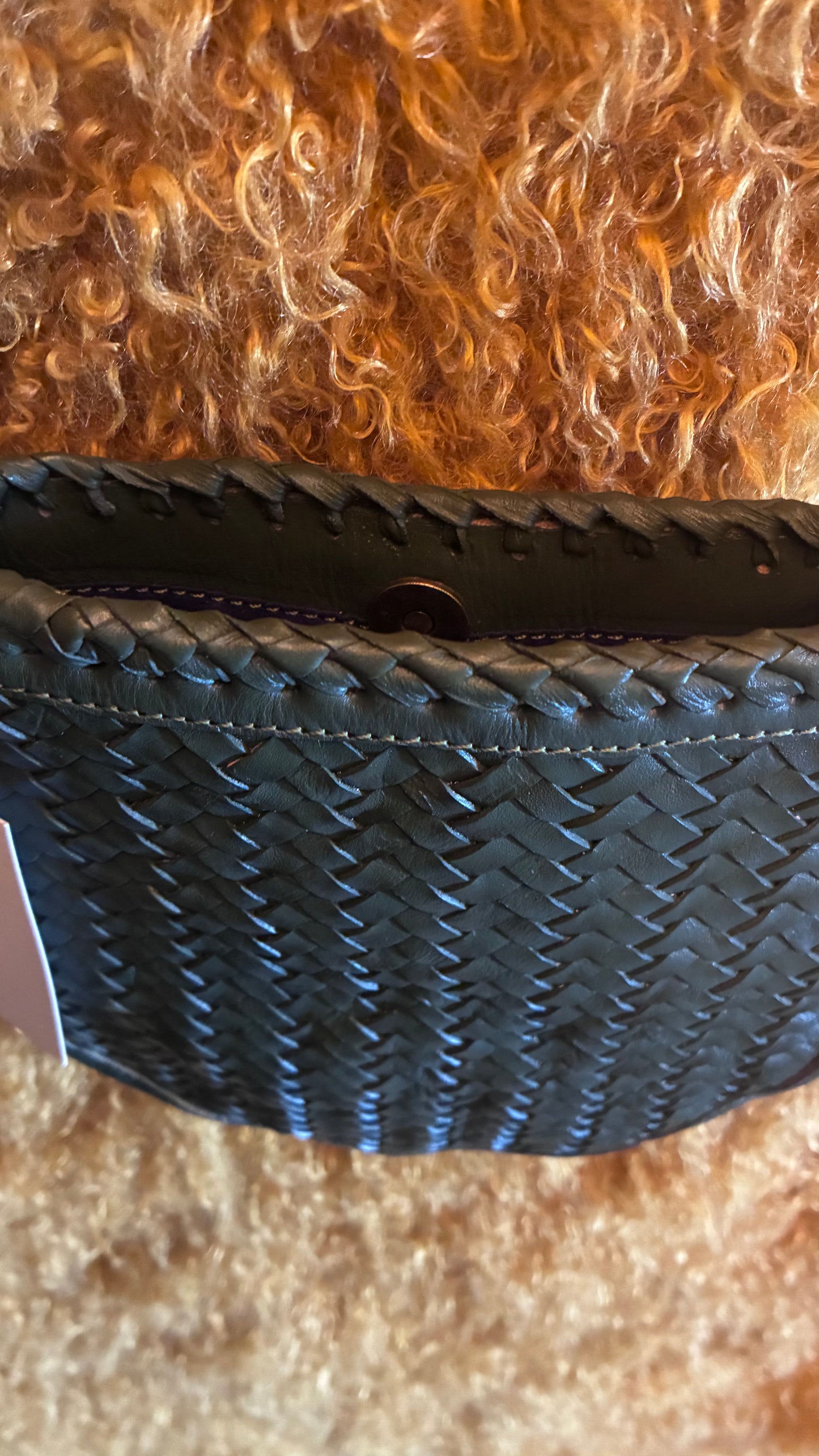 Olla Weave Bag - Olive