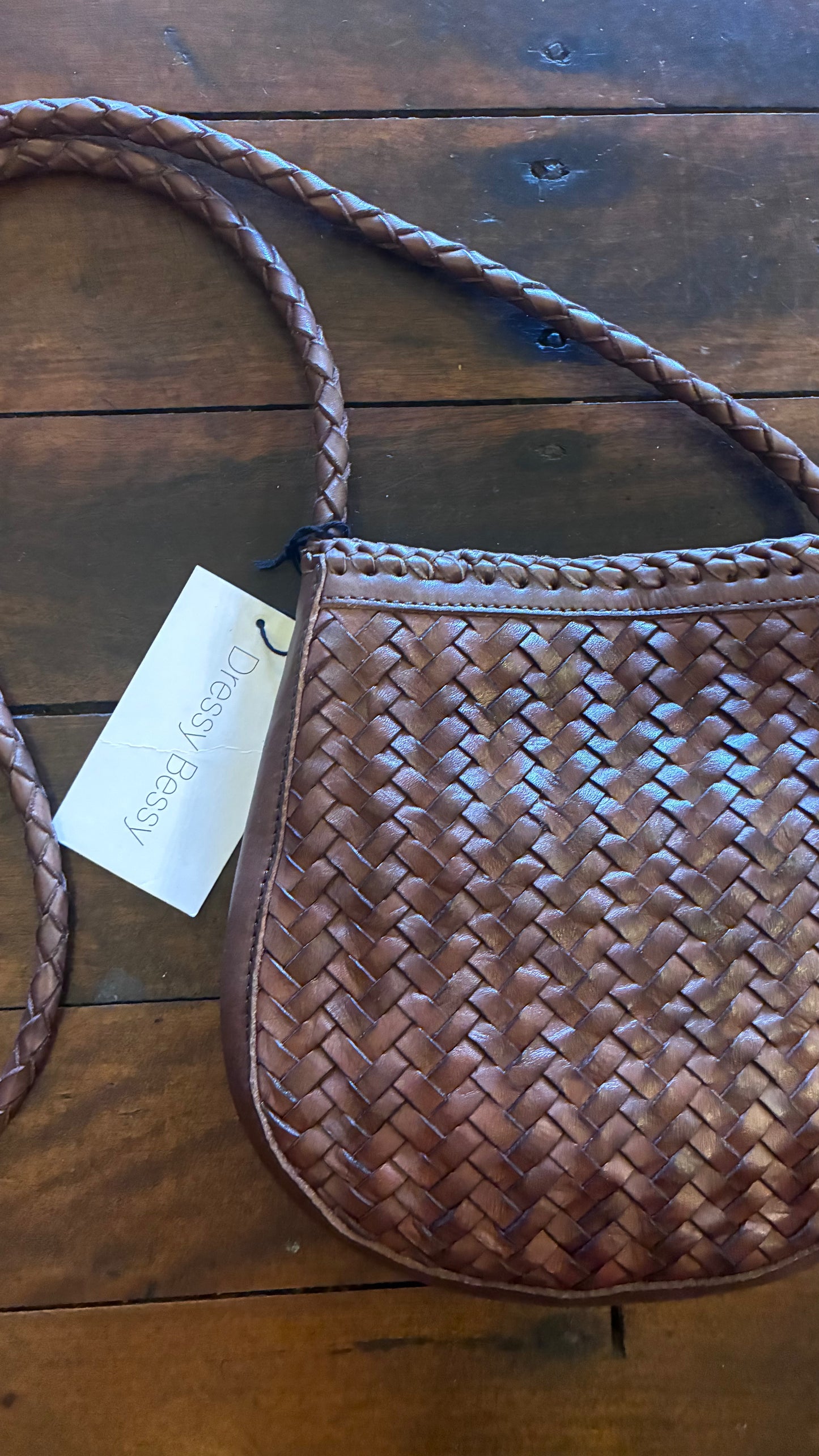 Olla Weave Bag - Camel