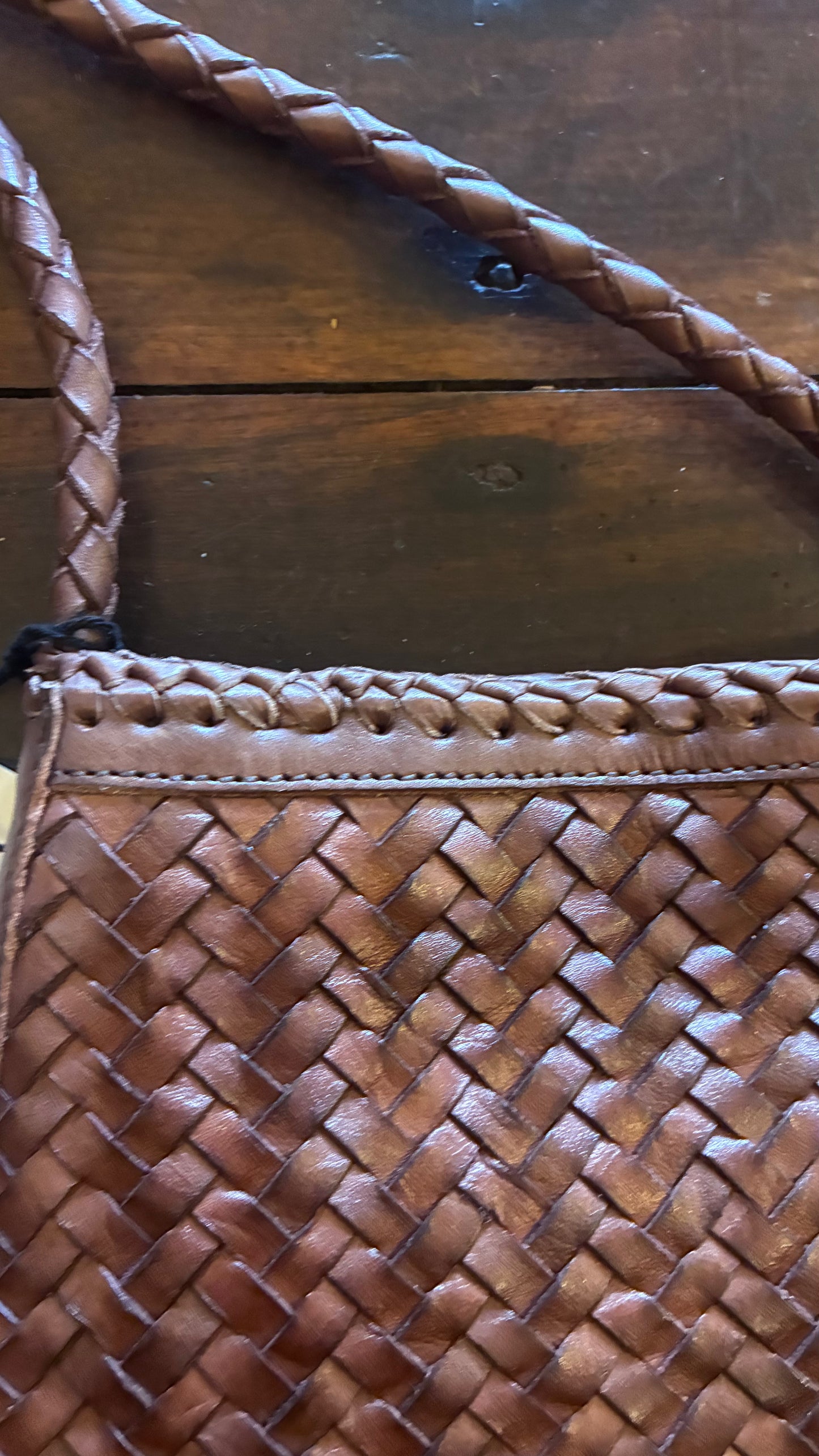 Olla Weave Bag - Camel