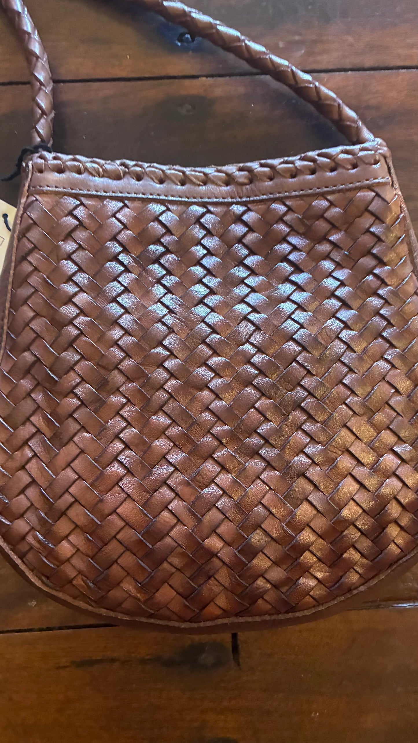Olla Weave Bag - Camel