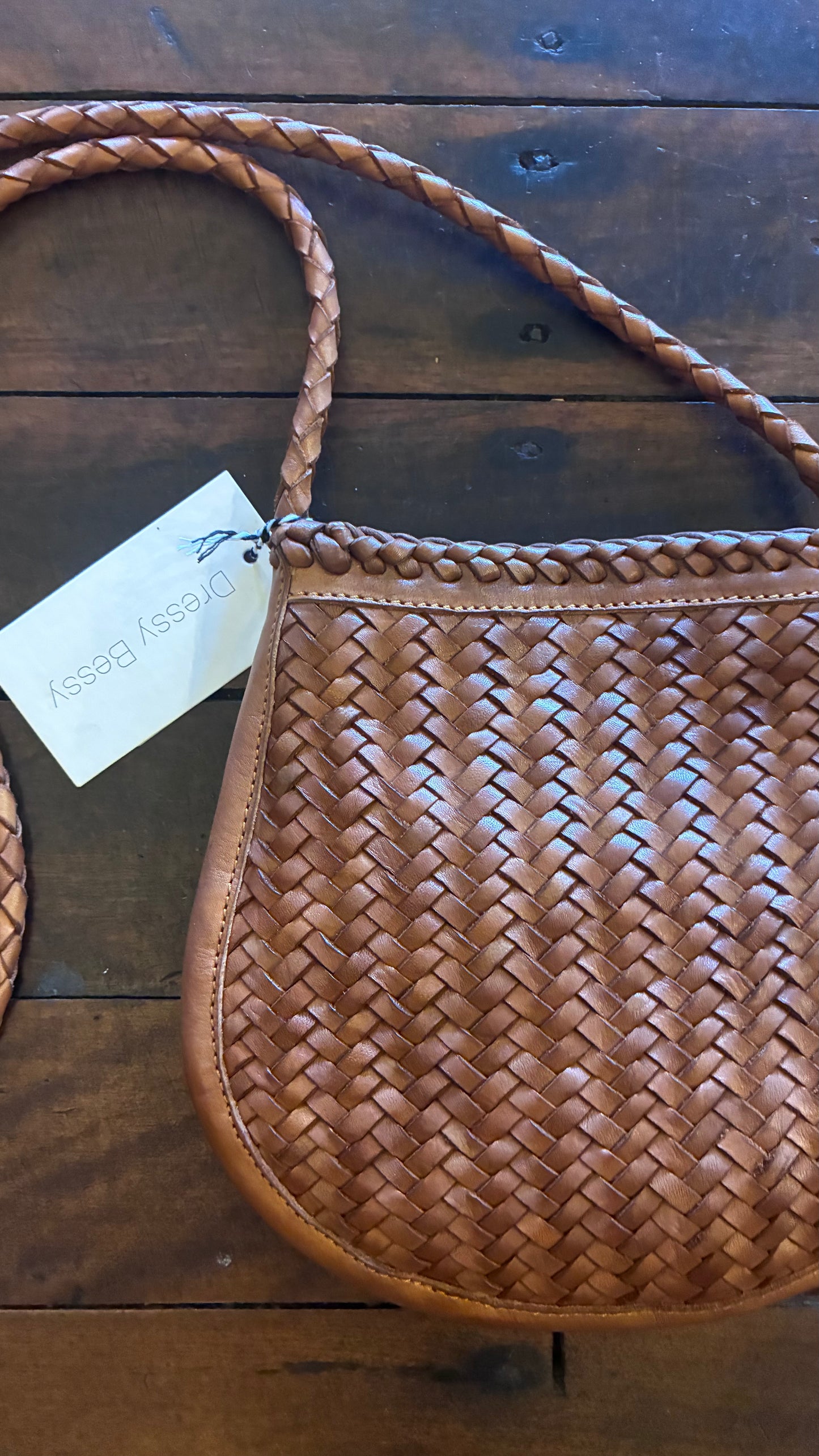 Olla Weave Bag - Chocolate