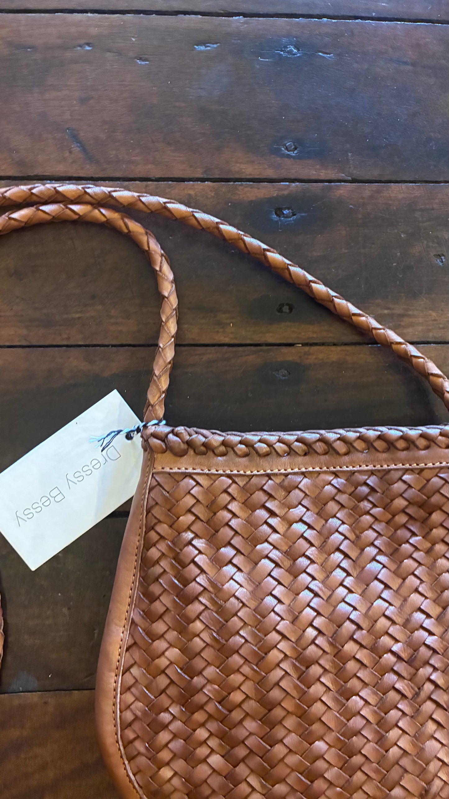 Olla Weave Bag - Chocolate