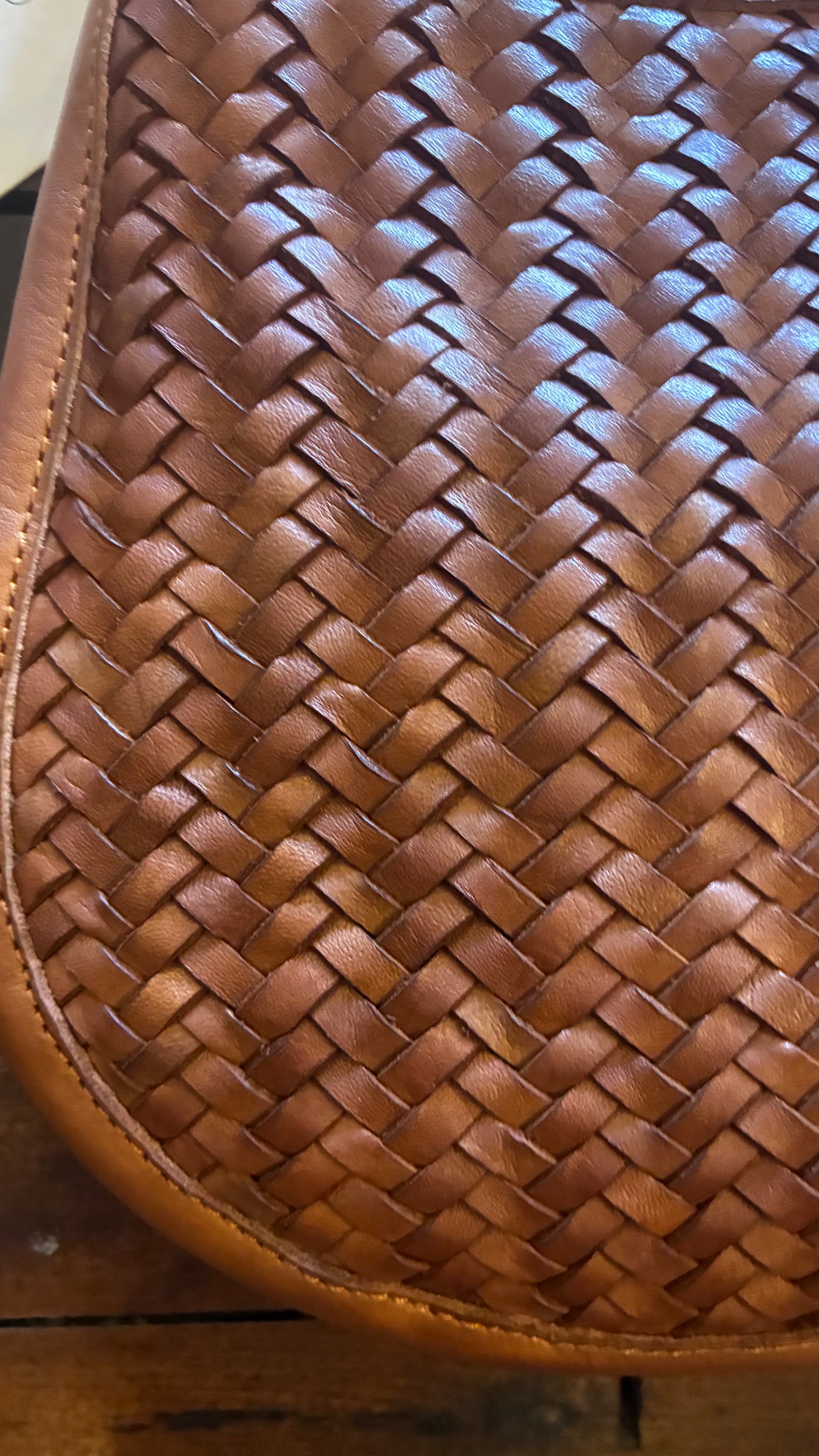 Olla Weave Bag - Chocolate