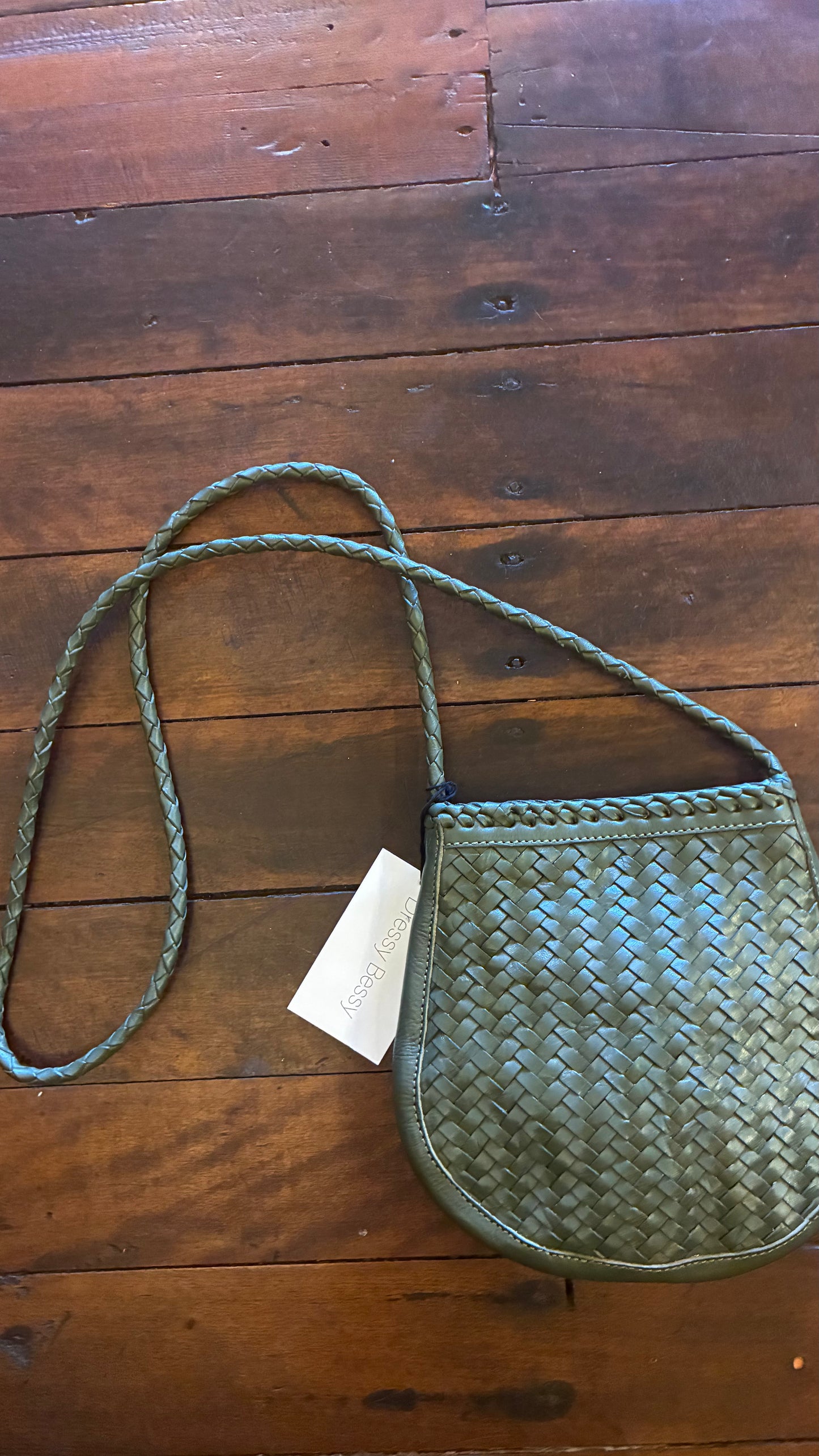 Olla Weave Bag - Olive
