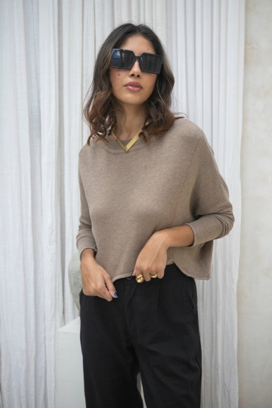 Chester Knit Jumper - Mocha