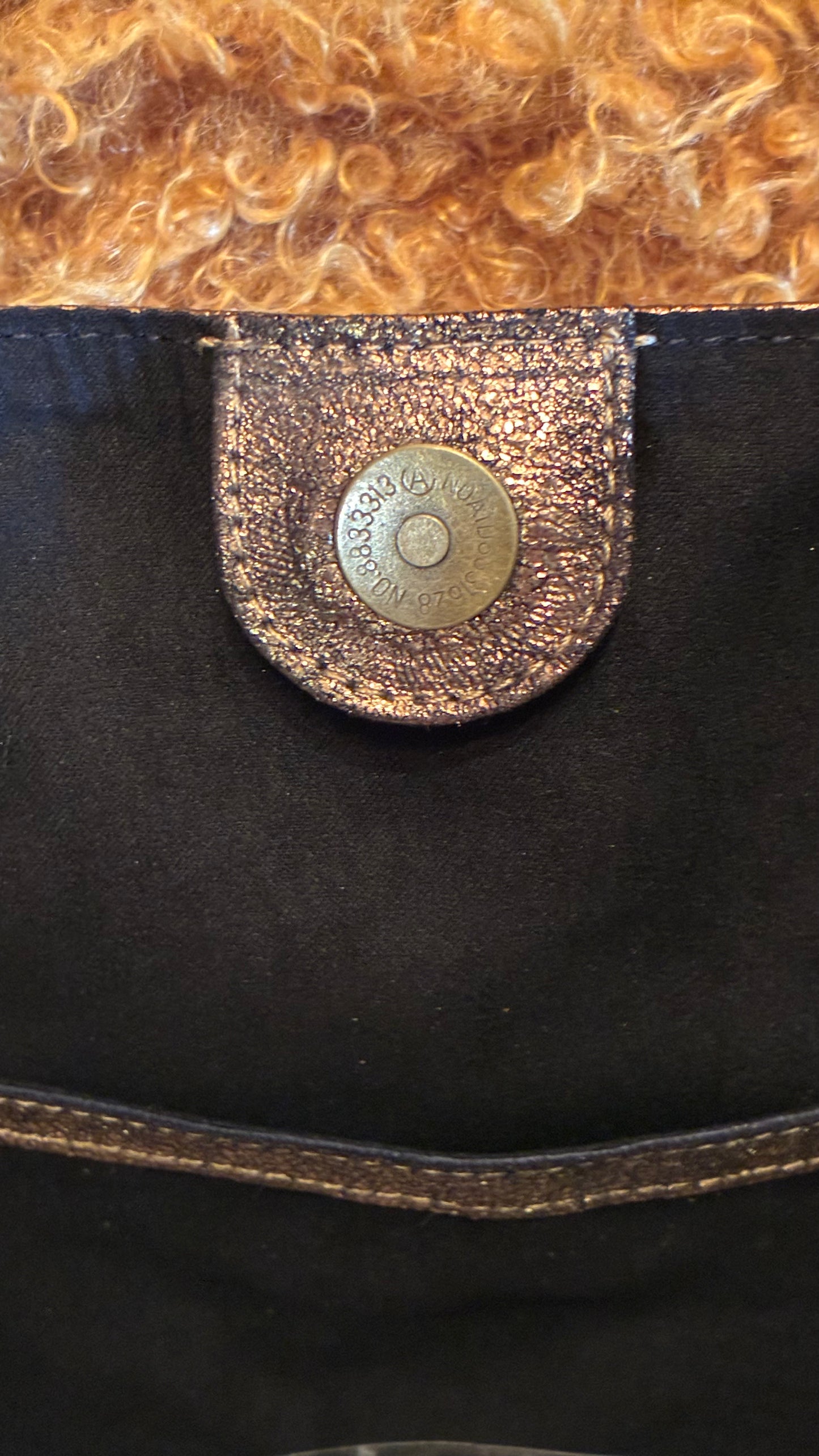 Jenny Tote Bag - Bronze Glitter Leather