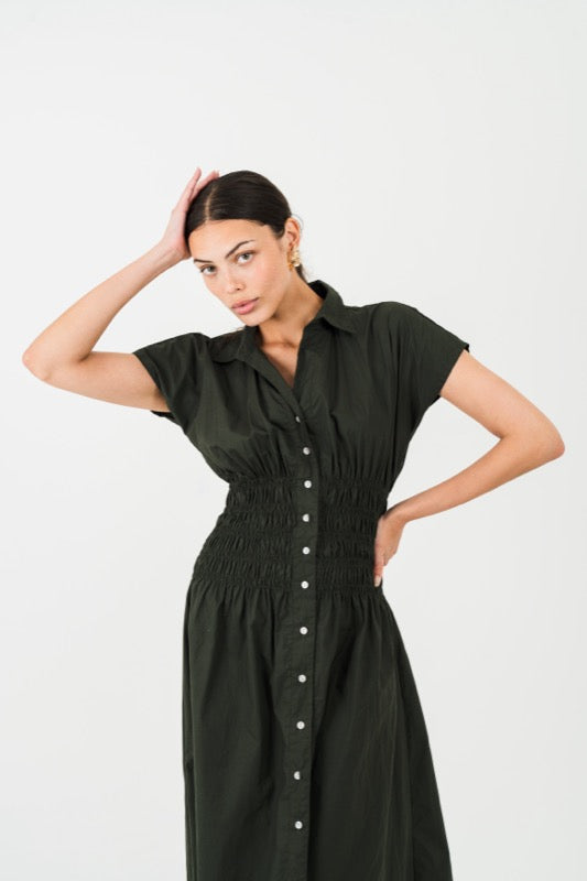 Annabelle Dress - Olive