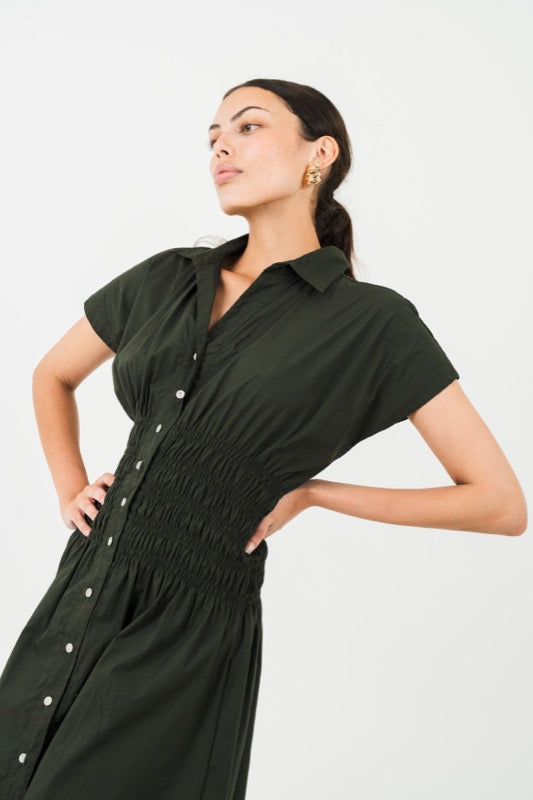 Annabelle Dress - Olive