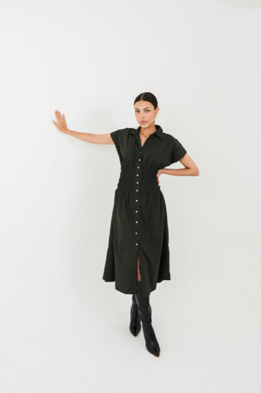 Annabelle Dress - Olive
