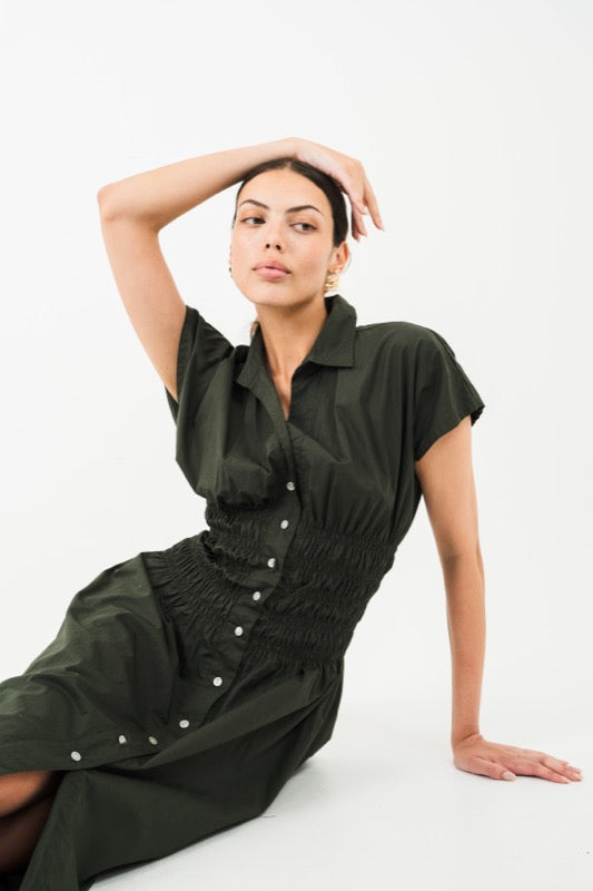 Annabelle Dress - Olive