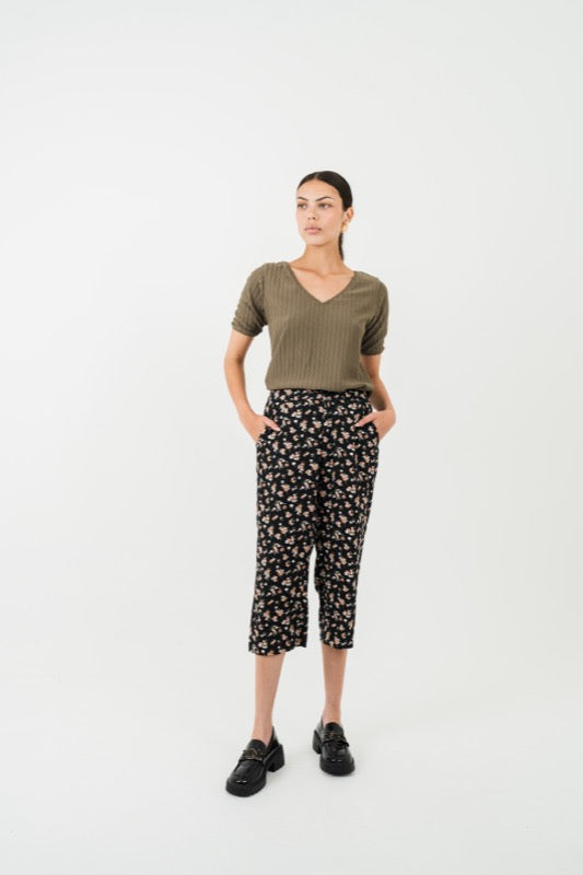 Eltham Pants - Flowers of Apricot