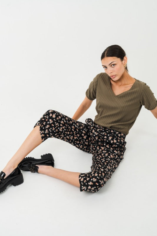 Eltham Pants - Flowers of Apricot