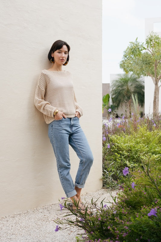 Cheska Knit Jumper - Beige