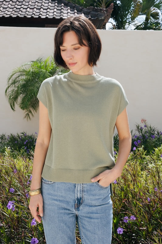 McBeath Knit Top - Sage