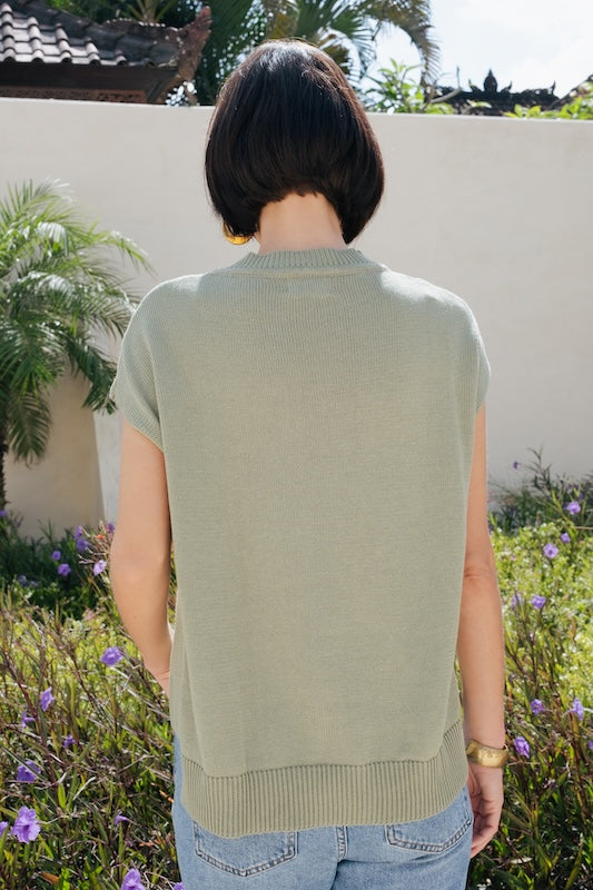 McBeath Knit Top - Sage