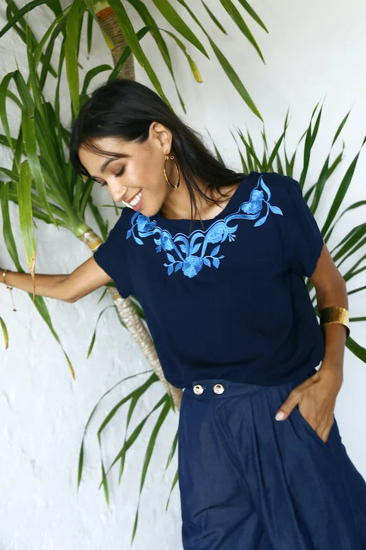 Marilyn Top - Blue Bird