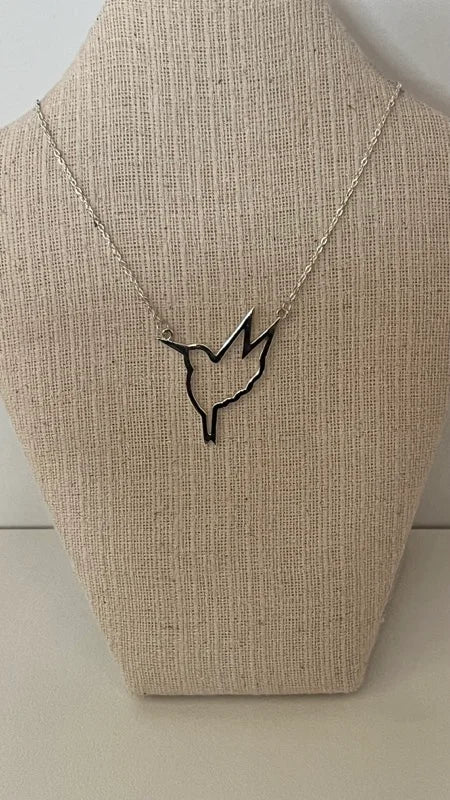 Bird on a Necklace - Sterling Silver